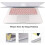 Capa protetora para MacBook Air de 13 polegadas (modelos 2018-2020), com design de dissipação de calor, compatível com os modelos A2337, A2179 e 5