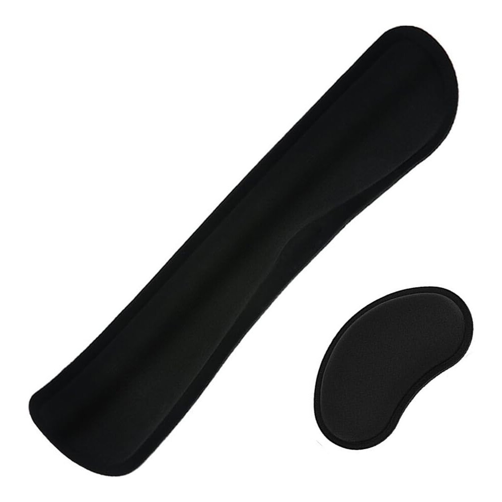 Comfortable Wrist Rest For Typing And Gaming, Ergonomic Design Reduces Fatigue, Superior Construction Ensures Durability, Non-Slip Rubber Base For 9340258599705