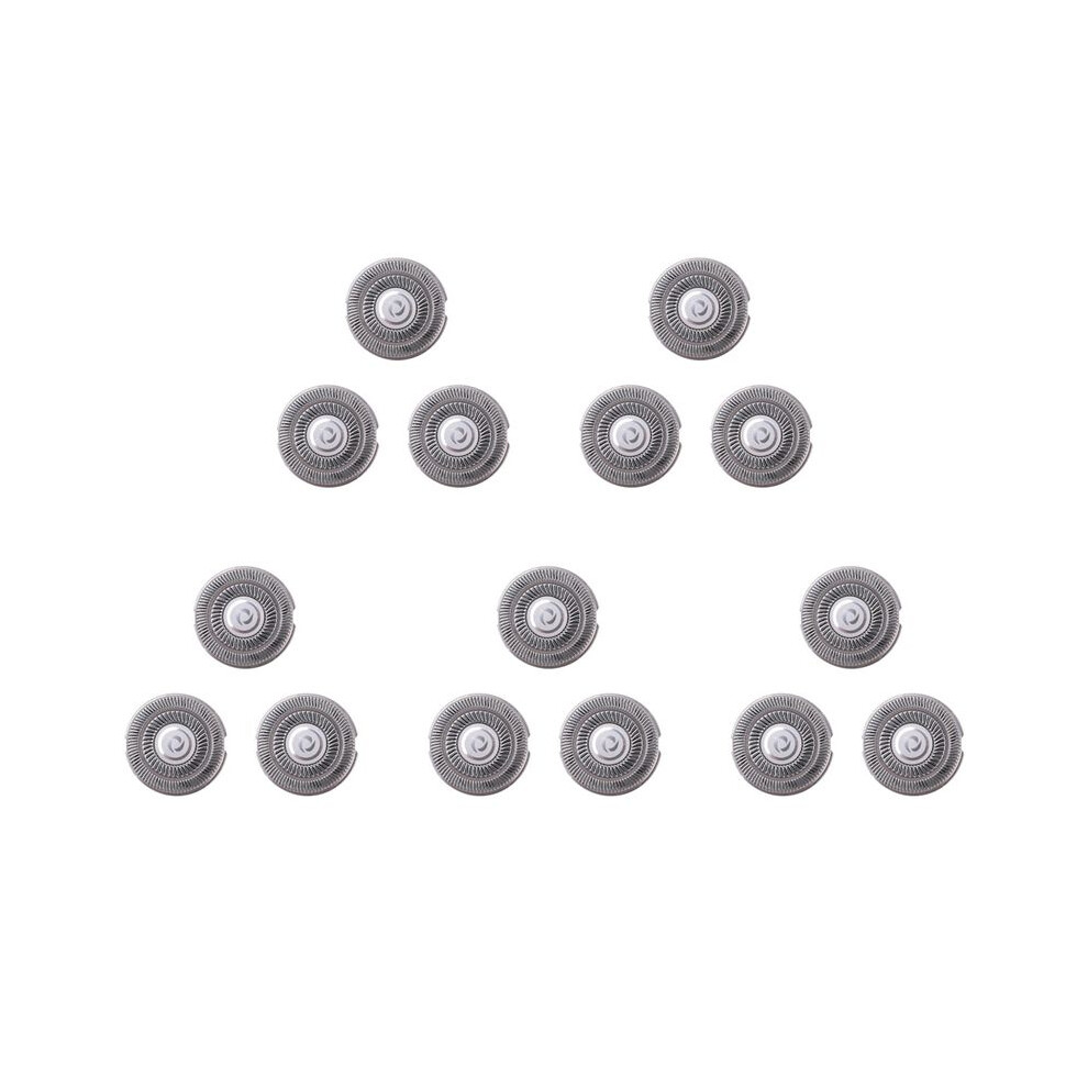 Silver 15Pcs Universal Fr6 Model Shaving Cutter Shaver Heads Shaving Replacement Blade
