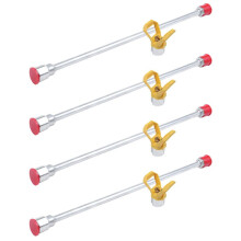 4Pc 20 Inch Airless Sprayer Paint Tool Extension Pole 50Cm with Tip Guard Nozzle