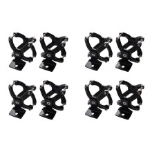 LED Work Light Bracket for 2-3 Inch Tube Bumper Bar Tube Roll and Cage X-Clamp Light Mount Brackets Clamp - 8 Pieces