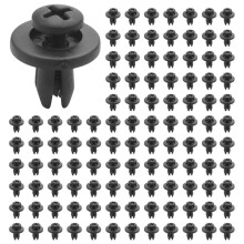 250pcs Clip di Plastica del Perno del Paraurti del Ribattino di Spinta di 6mm