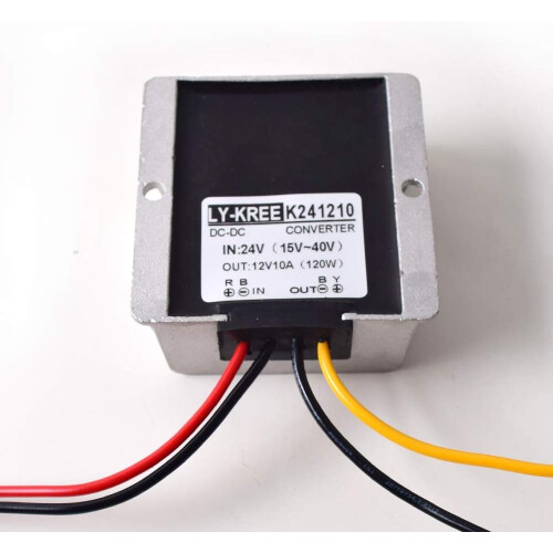 Αποδοτικός μετατροπέας Step Down για οχήματα, DC24V σε DC12V με υψηλή απόδοση μετατροπής, 2