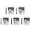 5X Hand Twist Drill Bits Set,  Hand Spiral Drill with 125pcs 0.3mm to 3.0mm Micro-Drill Bits (Black) 1