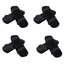 8 Unids Apoyabrazos de la Silla Almohadillas de Apoyo de Memoria Ultra-Suave Soporte para Almohada de Codo Ajuste Universal para el Hogar o la Oficina