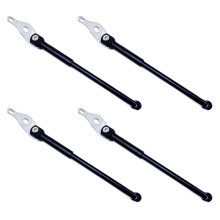 4X Legering Fietsstandaard 16-Inch 349 Parkeerstandaard voor Pikes 3Sixty Trifold Achteras Standaard, Zwart
