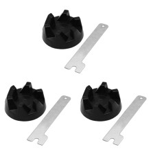 3X Acoplador de Accionamiento de Licuadora 9704230 Ultra Duradero con Juego de Llaves Piezas de Repuesto para Reemplaza los Accesorios
