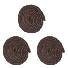 3X Self-Stick Rouleau de Feutre Robuste pour Surfaces Dures (1/2 Po X 60 Po), Brun