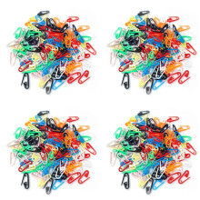 800PZ Spilla da Balia In Plastica Colorata 2,3 cm Bianca e Nero Rosa Rosso Giallo Blu Verde Spilla In Plastica con Segno Piccolo
