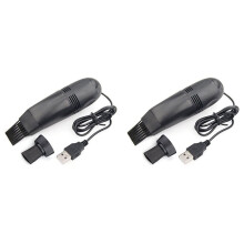 2 Set of  Usb Computer Cleaner Vacuum Cleaner Keyboard Brush