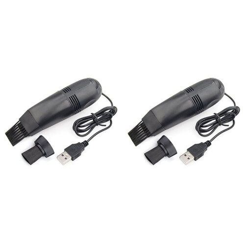 2 Set of  Usb Computer Cleaner Vacuum Cleaner Keyboard Brush