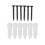 12Pack Simple Single Bottle Wall-Mounted Wine Rack, Wine Bottle Display Rack, Metal Hanging Wine Rack 8