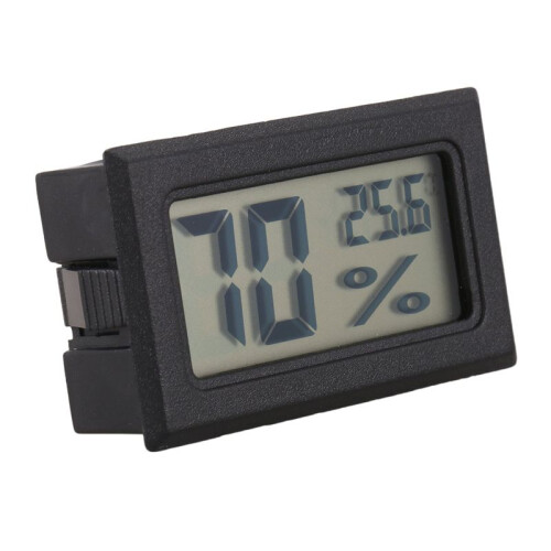 5X LCD Termometro Digitale per Frigorifero Automobile Nero 2