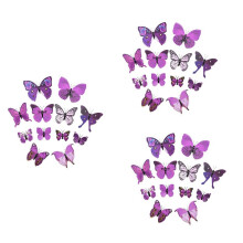 New Art Design Decal Wall Stickers 3D Butterfly Wall Stickers Home Decor Room Decoration 36pcs ()