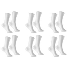 12 Stück Schaufensterpuppen-Fußsocken-Modell, Weiblicher Fußsocken-Display, Kurzer Strumpf, Knöchel-Armband, Schmuck-Display-Ständer, Weiß