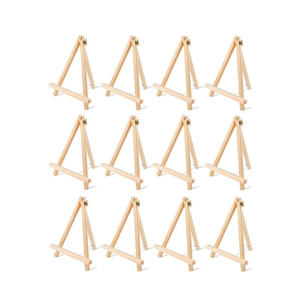 12PCS Wood Easels, Tabletop Easels, Art  Painting Easel Stand for Artist Adults Students