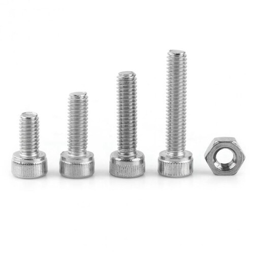 960pcs M2 M3 M4 Hex Socket Screws Set Stainless Steel Hex Socket Cap  Nuts Repair Tool 2