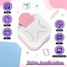3Pcs Corner Rounder Paper Punch in 3 Styles, 4/7/10mm 3 in 1 Corner Cutter, Corner Punches for Paper Crafts, Card Making