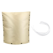 Backflow Preventer Cover Insulated for Pipes with Aluminum Foil, Backflow Insulation Cover with Cable Ties Khaki