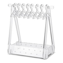 Klar KläDhäNgare I Form Av öRhäNgehäNgare AkrylhäNgare med MinihäNgare ÖRhäNge Smycken Display Organizer