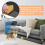Under Couch Blocker, Thicker Under Sofa Furniture Blocker - Stop Things Going Under Sofa Couch or Bed, Easy to Install,A 2