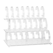 Klarer 24-Bit-Acryl-UhrenstäNder, StäNder, Schaufenster, Werkzeug, Transparent, für Armbanduhren, StäNder, GehäUse, Armbandhalter