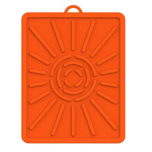 Grillmat, Zijplankmat, Siliconen Grillpad voor Buitengrill Aanrecht, BBQ-Grillmatten, (1 Pak, Oranje)