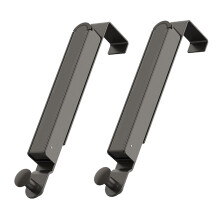 Folding Clothes Drying Rack, Door Hook Clothes Hanger, No Need to Hit the Clothes Hanger, Portable & Foldable Black