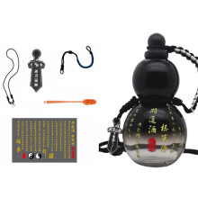 Portable Gourd Wine Pot, High-Value New Style, High-Temperature Resistant, Retro Portable Ancient Gourd Kettle As Shown