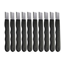 Portable Quick Sharpener for Garden Tools, Multipurpose Blade Sharpener for Lawnmower, Knife,Axe (10-Pack, Black)