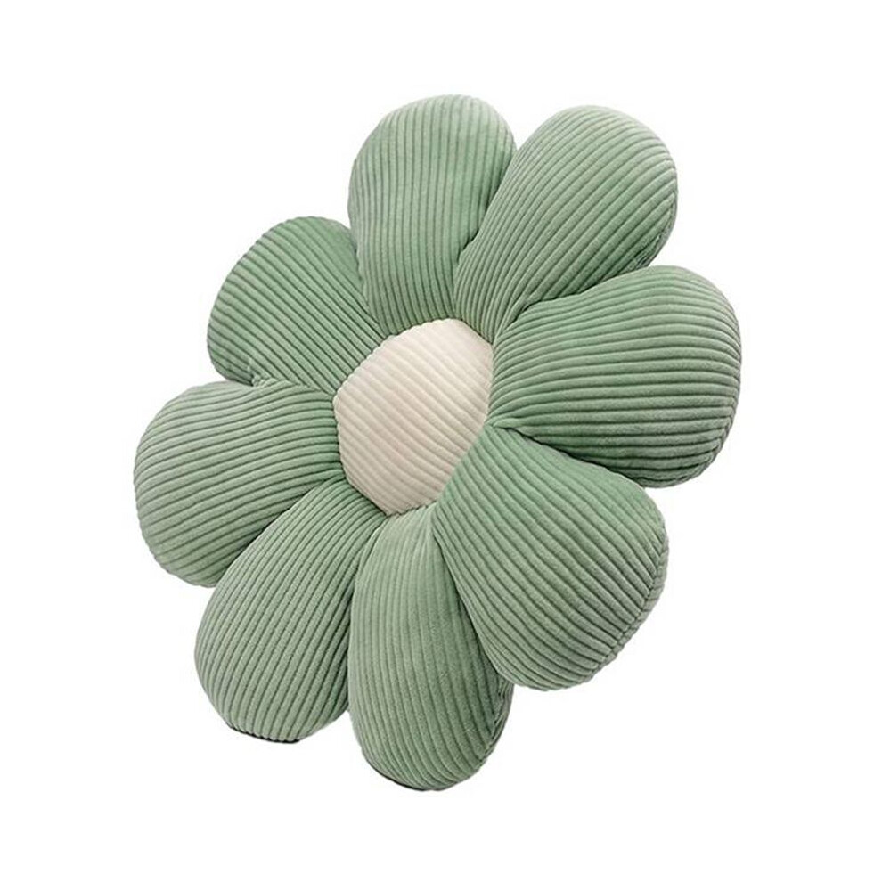 Istovo Flower Cushions,50Cm Flower Shaped Pillow,Flower Floor Cushion Cushion,Soft Petal Cushion For Home Sofa Car Green