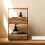 Solid Wood Storage Box Double-Layer Home Decor Rack Living Room Snack Box Kitchen Fruit Vegetable Storage Tray 5