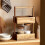 Solid Wood Storage Box Double-Layer Home Decor Rack Living Room Snack Box Kitchen Fruit Vegetable Storage Tray 4