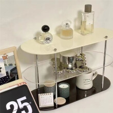 Ins Style Acrylic Multi-Layer Storage Rack Decorative Shelves Desk Organizer Makeup Jewelry Home Organization C