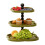 Retro Jewelry Rack Fruit Plate Dessert Display Rack Desktop Four-Leaf Ornament Storage Rack A 1