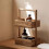 Solid Wood Storage Box Double-Layer Home Decor Rack Living Room Snack Box Kitchen Fruit Vegetable Storage Tray 3