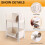 Bookshelf Shelf Children'S Toy Storage Rack Multi-Layer Household Shelf,Open 5
