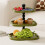 Retro Jewelry Rack Fruit Plate Dessert Display Rack Desktop Four-Leaf Ornament Storage Rack A 2