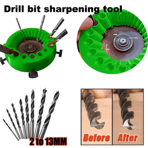 Multifunction Drill Tool Drill Bit Sharpener Polishing Grinder Power Drill Bit Sharpener Grinding Parts Angle Grinder 1