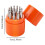 Doming Block Punch Set, Dapping Punches Processing Crafting Metal Forming Tools Stamping Tools for Shaping Beads 17PCS 6