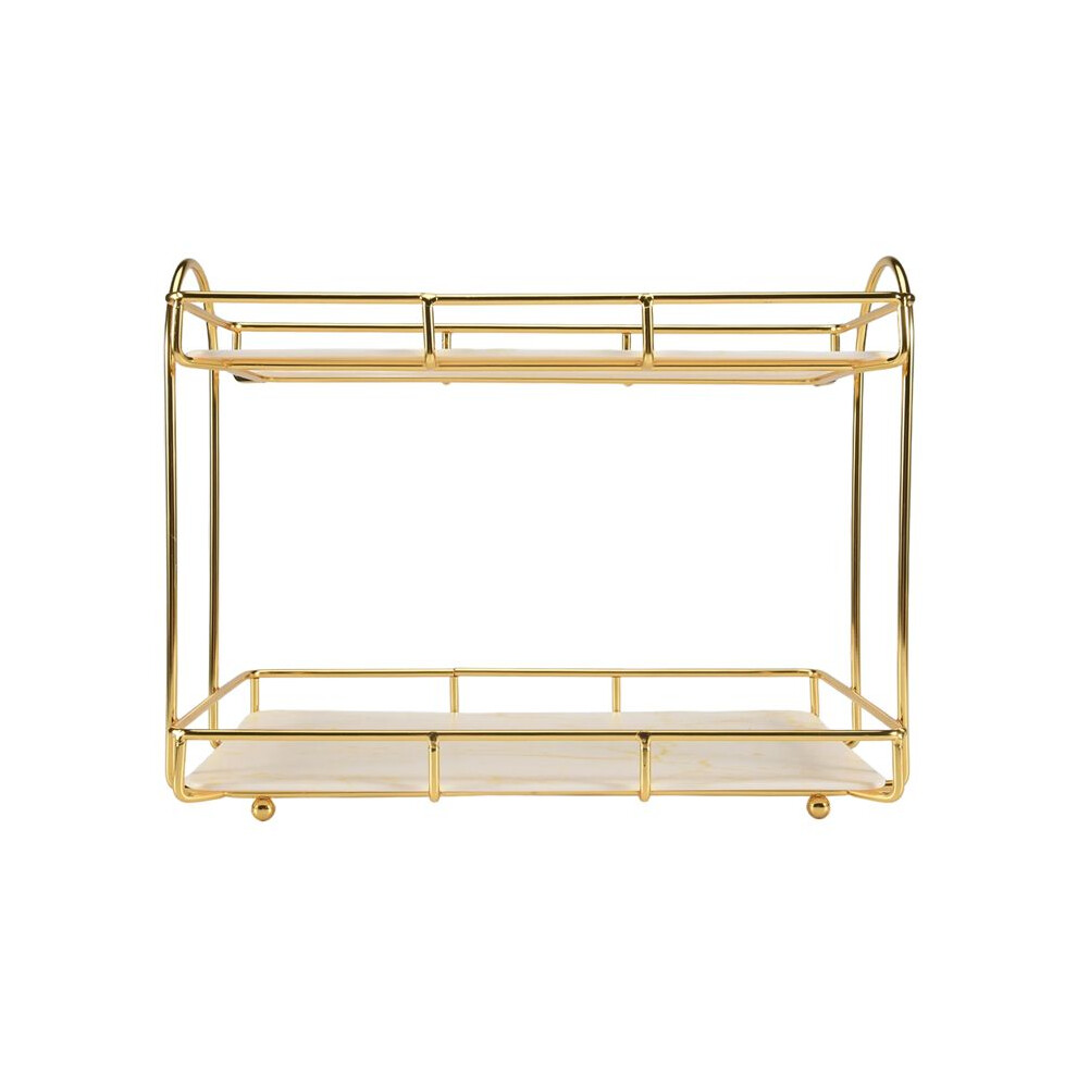 Light Luxury Countertop Makeup Organizer Skin Care Products Perfume Organizer for Cosmetics Bathroom Storage Rack C