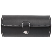 3-Slot Reishorlogedoos Sieraden Opbergkoffer Veranda Sieraden / Horlogedoos / Horlogedozen (Zwart)