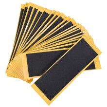 20 Stks/Partij Zwarte Toets Dek Ongesneden Tape Stickers Zwart Foam Grip Tape Stickers 38Mm X 110Mm