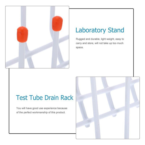 Lab Drying Rack 24 Pegs Lab Glassware Rack Wire Glassware Drying Rack Wall Mount/Freestanding Lab Glass Drying Rack 2