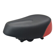 E-Bike Saddle Widen Four-Spring MTB Bike Saddles Soft Pad Electric Bikes Tricycle Scooter Cycling Parts,Red
