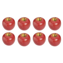 8 Manzana Roja Artificial  Fruta Decorativa