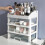 Cosmetic Desktop Storage Box Multi-Layer Drawer Dust-Proof Storage Simple Transparent Finishing Rack 2
