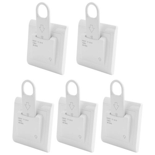 5X High Grade Hotel Magnetic Card   Saving  Insert Key for Power