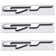 3X Cool 3D Car Style Sticker Letters Sticker for Rear Trunk Car Doors Stickers