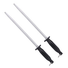 2X Sharpening Steel  & Durable Oval Household Sharpening Rod Or Stick,Chef Honing Rod,Home Premium Sharpener